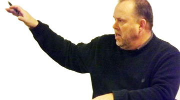 David Kontur coordinates programs and services for the Reentry Coalition